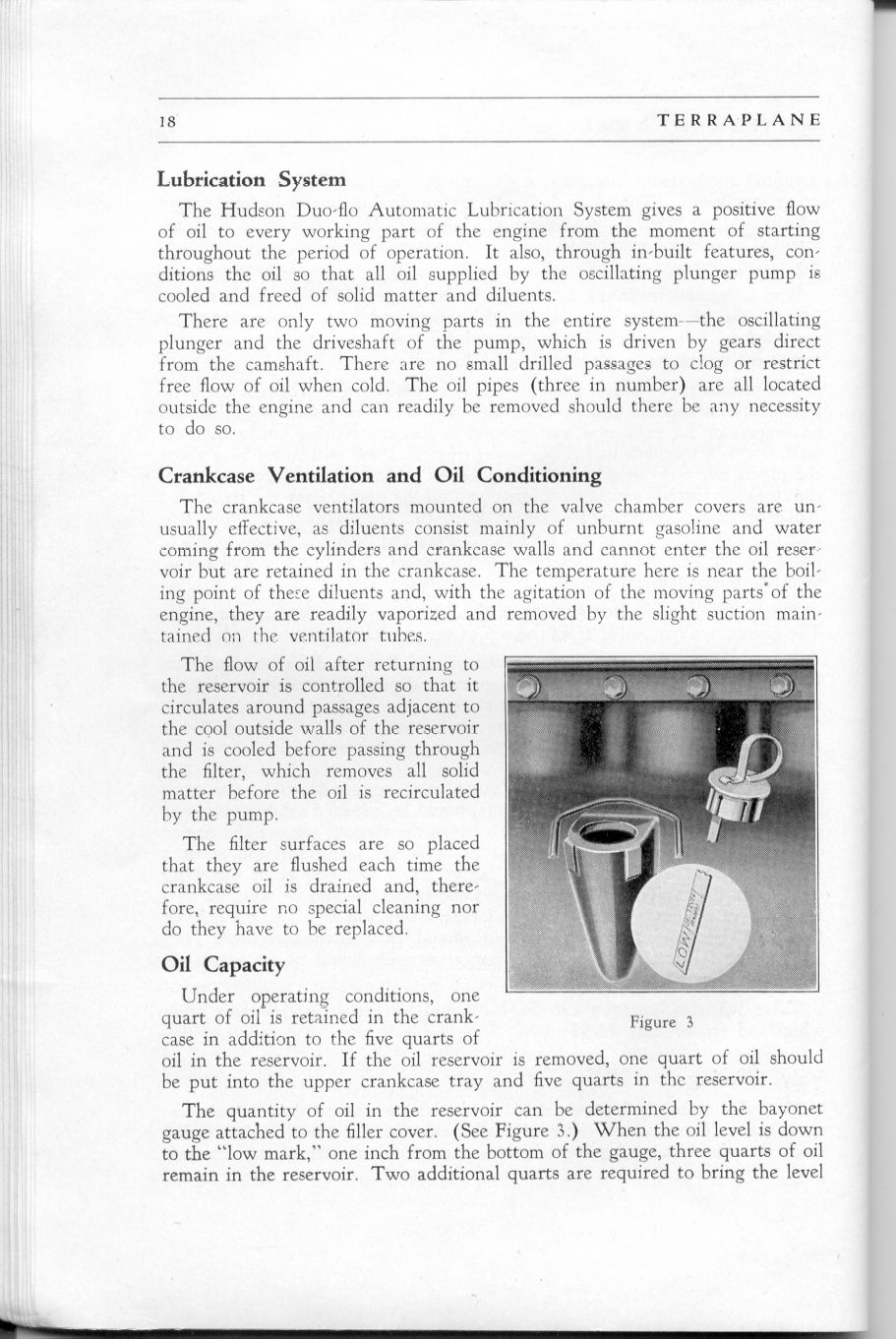 1937 Hudson Terraplane Owners Manual Page 23